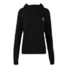 Sudadera con capucha y chevrón de estrellas bordadas, tallas asiáticas, «Negro»