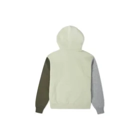Sudadera con capucha y chevrón de estrellas bordadas, tallas asiáticas, «Olive» Sudadera con capucha y chevrón de estrellas bordadas, tallas asiáticas, «Olive»
