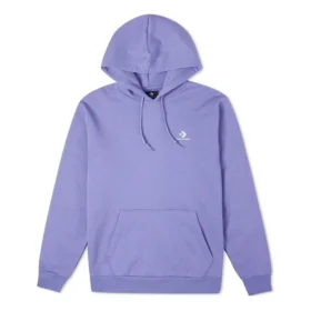 Sudadera con capucha y chevrón de estrellas bordadas Tallas asiáticas «Púrpura»