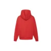 Sudadera con capucha y cordón con logo impreso, color rojo