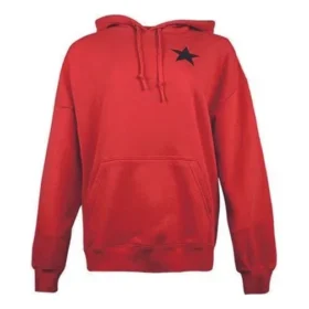 Sudadera con capucha y cordón Logo Knit, color rojo