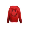 Sudadera con capucha y cordón Logo Knit, color rojo