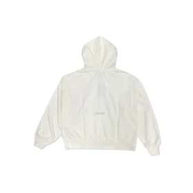 Sudadera con capucha y costura en cadena, tallas asiáticas, «Beige» Sudadera con capucha y costura en cadena, tallas asiáticas, «Beige»
