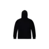 Sudadera con capucha y cremallera completa con diseño de estrellas y chevrones, tallas asiáticas, color «Negro»