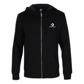 Sudadera con capucha y cremallera completa Star Chevron, tallas asiáticas «Negro»