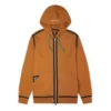 Sudadera con capucha y cremallera completa UTILITY, tallas asiáticas «Dark Soba Brown»