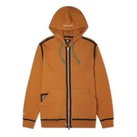 Sudadera con capucha y cremallera completa UTILITY, tallas asiáticas «Dark Soba Brown»