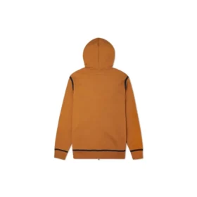 Sudadera con capucha y cremallera completa UTILITY, tallas asiáticas «Dark Soba Brown»