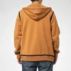 Sudadera con capucha y cremallera completa UTILITY, tallas asiáticas «Dark Soba Brown»