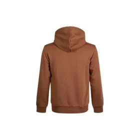 Sudadera con capucha y estampado de estrellas bordadas, tallas asiáticas, «Marrón»