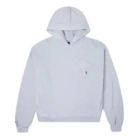 Sudadera con capucha y estrella, tallas asiáticas «Morado claro»