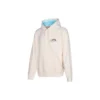 Sudadera con capucha y gráfico de nube arcoíris, tallas asiáticas «Egret»