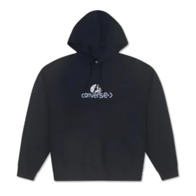 Sudadera con capucha y logo de calavera, tallas asiáticas, «Negro»