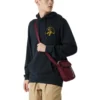 Sudadera con capucha y logo de montaña, tallas asiáticas «Negro»