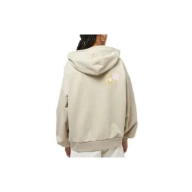 Sudadera con capucha y logo Flora, tallas asiáticas «Beige»