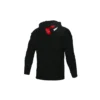Sudadera con capucha y logo grande, tallas asiáticas, «Negro»