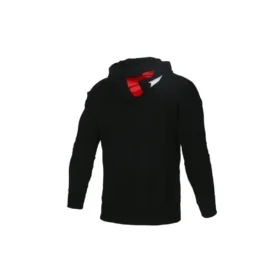 Sudadera con capucha y logo grande, tallas asiáticas, «Negro»