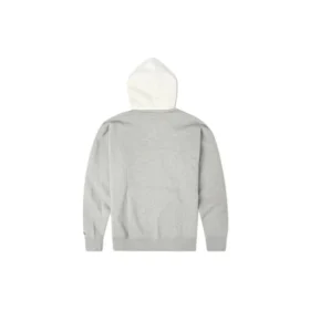 Sudadera con capucha y mangas largas bordada Converse x Bugs Bunny para hombre, estilo casual, color gris