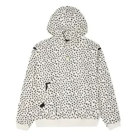 Sudadera con capucha y media cremallera Court-Ready Cheetah, tallas asiáticas, «Egret Spotted Leopard»