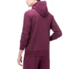 Sudadera con capucha y media cremallera, tallas asiáticas «Rojo»