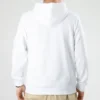 Sudadera con capucha y parche Chuck deconstruida, tallas asiáticas, «Blanco»