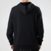 Sudadera con capucha y parche Chuck deconstruida, tallas asiáticas, «Negro»