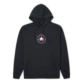 Sudadera con capucha y parche Go-To Chuck Taylor, corte estándar, tallas asiáticas «Negro» Sudadera con capucha y parche Go-To Chuck Taylor, corte estándar, tallas asiáticas «Negro»