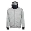 Sudadera con cremallera completa de mezcla de materiales, tallas asiáticas, «Gris»