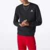 Sudadera con cuello redondo EMB Star Chevron, tallas asiáticas, «Negro»