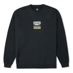 Sudadera con cuello redondo y gráfico Counter Climate, tallas asiáticas «Black»