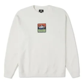 Sudadera con cuello redondo y gráfico Counter Climate, tallas asiáticas, «Blanco»