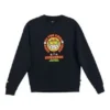 Sudadera con cuello redondo y gráfico GOOD TIMES Tallas asiáticas «Negro»
