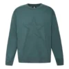 Sudadera con logotipo de estrella, tallas asiáticas, «Verde»