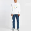 Sudadera Converse x Golf Le Fleur Crew, tallas asiáticas, «Blanca»