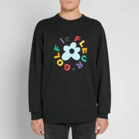 Sudadera Converse x Golf Le Fleur Crew, tallas asiáticas, «Negro»