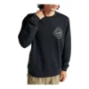 Sudadera de cuello redondo con estampado artístico de invierno Chuck Taylor All Star, tallas asiáticas, «Negro»