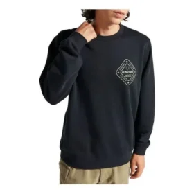 Sudadera de cuello redondo con estampado artístico de invierno Chuck Taylor All Star, tallas asiáticas, «Negro»