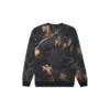 Sudadera de cuello redondo con estampado Realtree, tallas asiáticas «Negro»