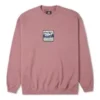 Sudadera de cuello redondo con gráfico Counter Climate, tallas asiáticas, «Rosa malva»
