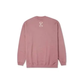 Sudadera de cuello redondo con gráfico Counter Climate, tallas asiáticas, «Rosa malva»