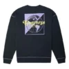 Sudadera de cuello redondo con gráfico Renew, tallas asiáticas, «Negro»