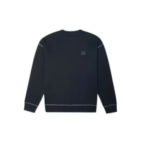 Sudadera de cuello redondo con gráfico Renew, tallas asiáticas, «Negro»