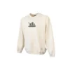 Sudadera de cuello redondo con gráfico Spring Up, tallas asiáticas «Egret»