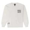Sudadera de cuello redondo con logo, tallas asiáticas, «Blanco»