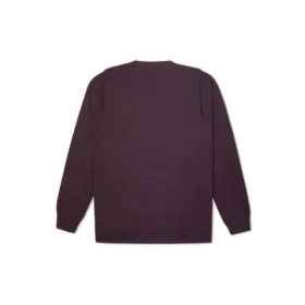 Sudadera de cuello redondo Converse Shapes Bubble unisex, tallas asiáticas, «Black Currant»