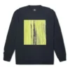 Sudadera de cuello redondo Converse Shapes Bubble unisex, tallas asiáticas, «Negro»