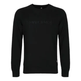 Sudadera de cuello redondo Essentials, tallas asiáticas, «Negro»