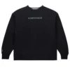 Sudadera de cuello redondo Gold Standard con cristales Swarovski, tallas asiáticas, «Negro»