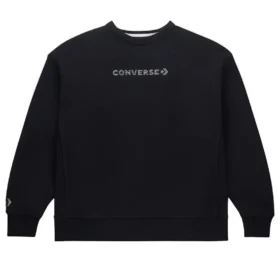 Sudadera de cuello redondo Gold Standard con cristales Swarovski, tallas asiáticas, «Negro»