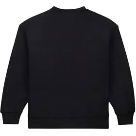 Sudadera de cuello redondo Gold Standard con cristales Swarovski, tallas asiáticas, «Negro»